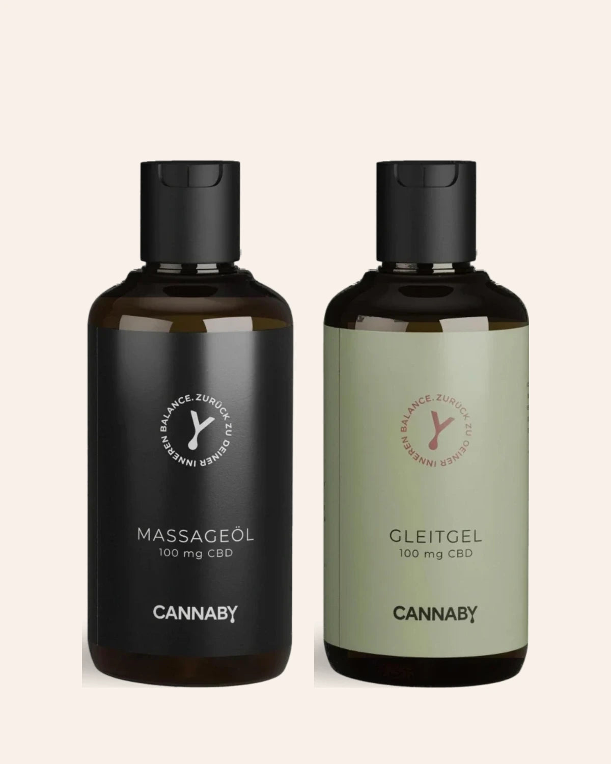 CBD Geschenkset Zweisamkeit: Massageöl und Gleitgel