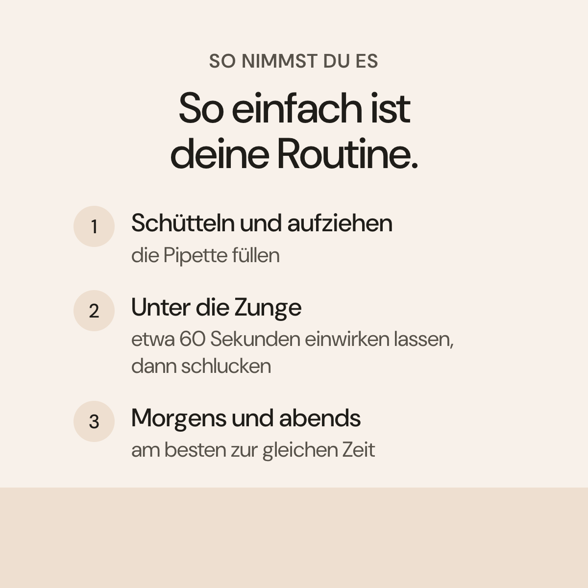 So nimmst du CBD Öl