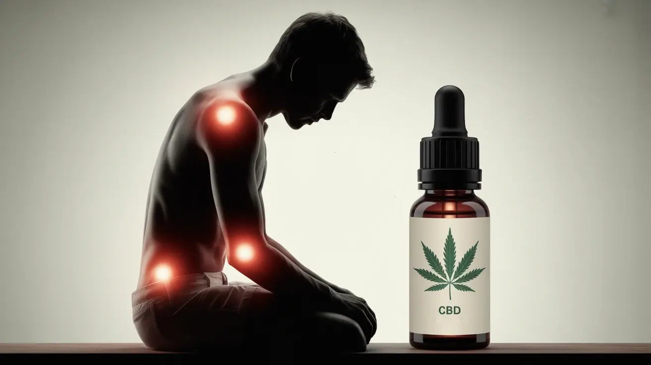 CBD Öl gegen Schmerzen Infografik