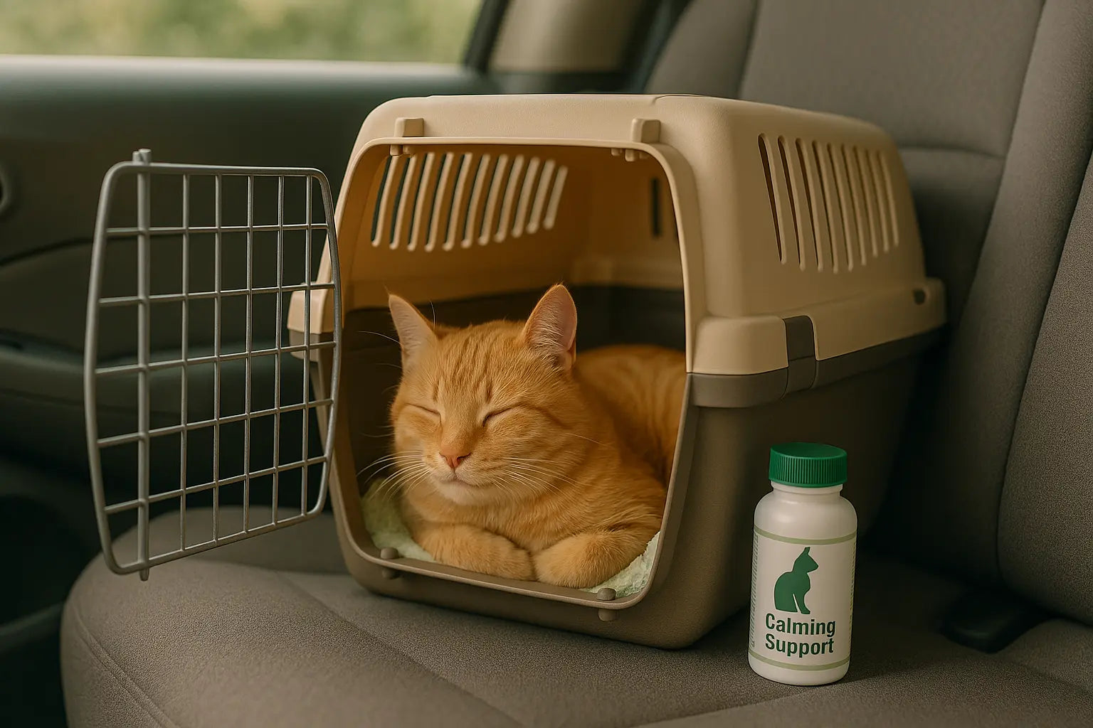 Die besten Beruhigungsmittel für Katzen für eine Autofahrt