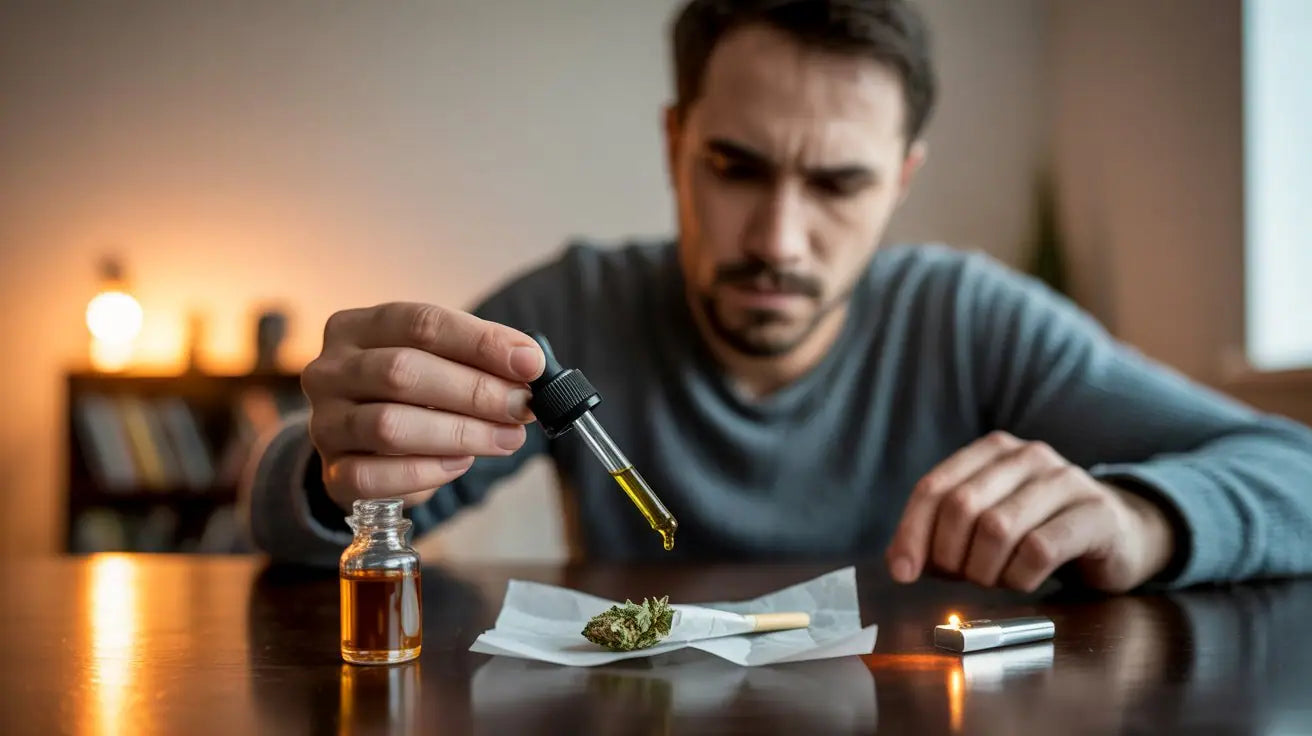 CBD Öl rauchen mit Joint