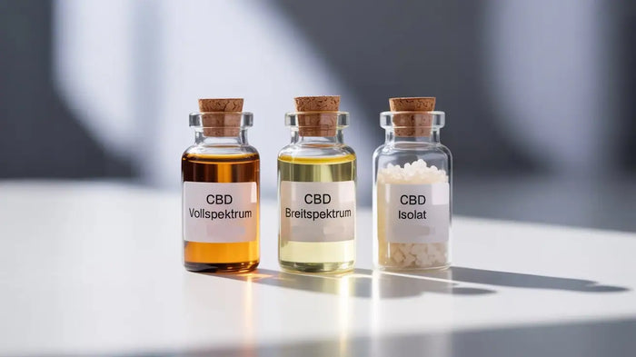 CBD Vollspektrum, Breitspektrum oder Isolat – Unterschiede erklärt