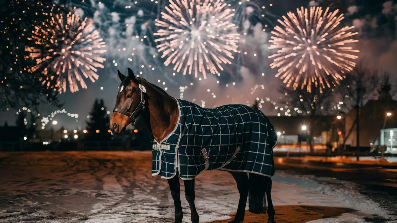 CBD Öl für Pferde an Silvester - stressfrei ins neue Jahr