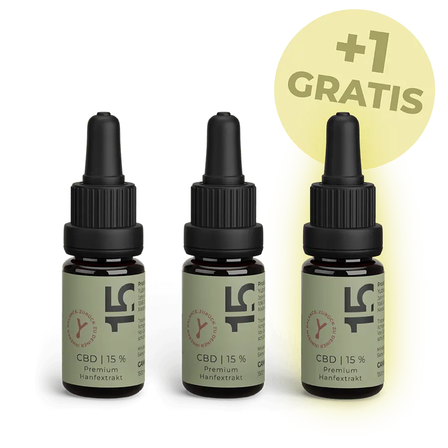 CBD Öl 15% ★ 2+1 GRATIS CANNABY