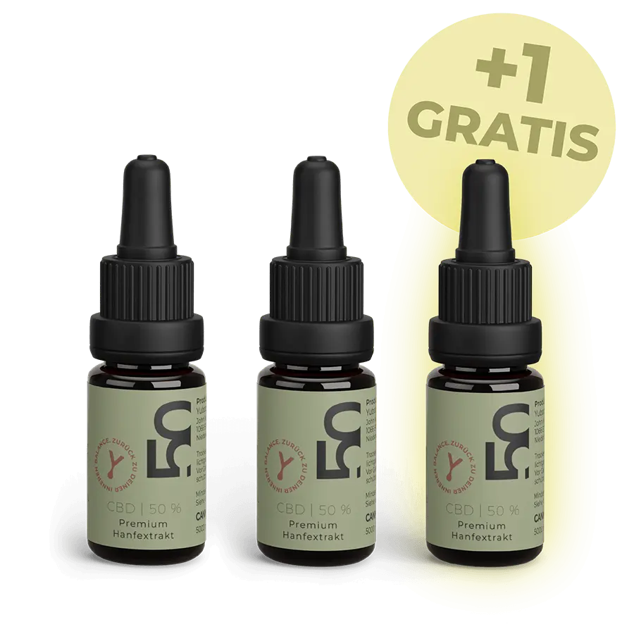 CBD Öl 50% ★ 2+1 GRATIS CANNABY