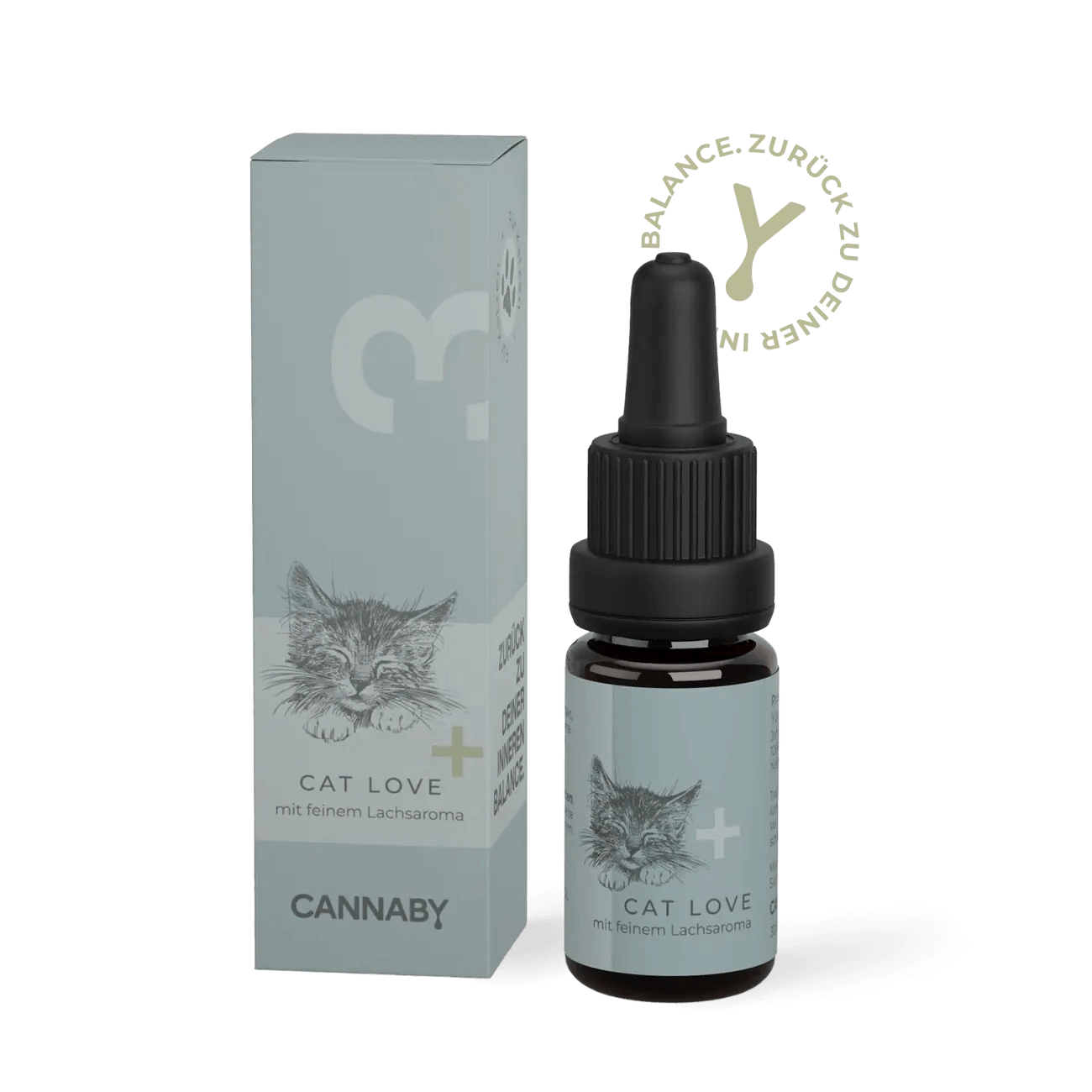 CANNABY CBD Öl für Katzen 3% mit Lachsöl