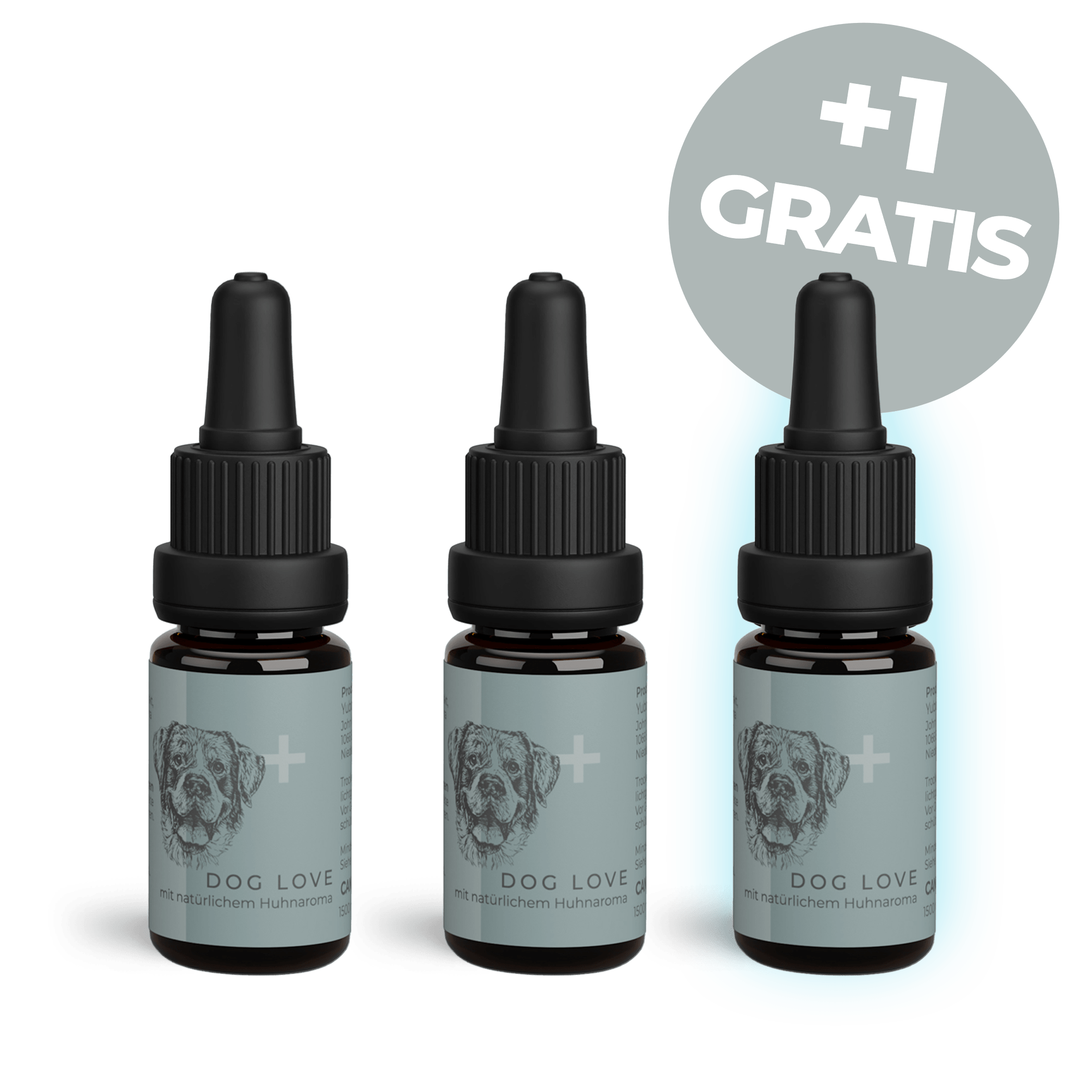 CBD Öl für große Hunde ★ 2+1 GRATIS CANNABY