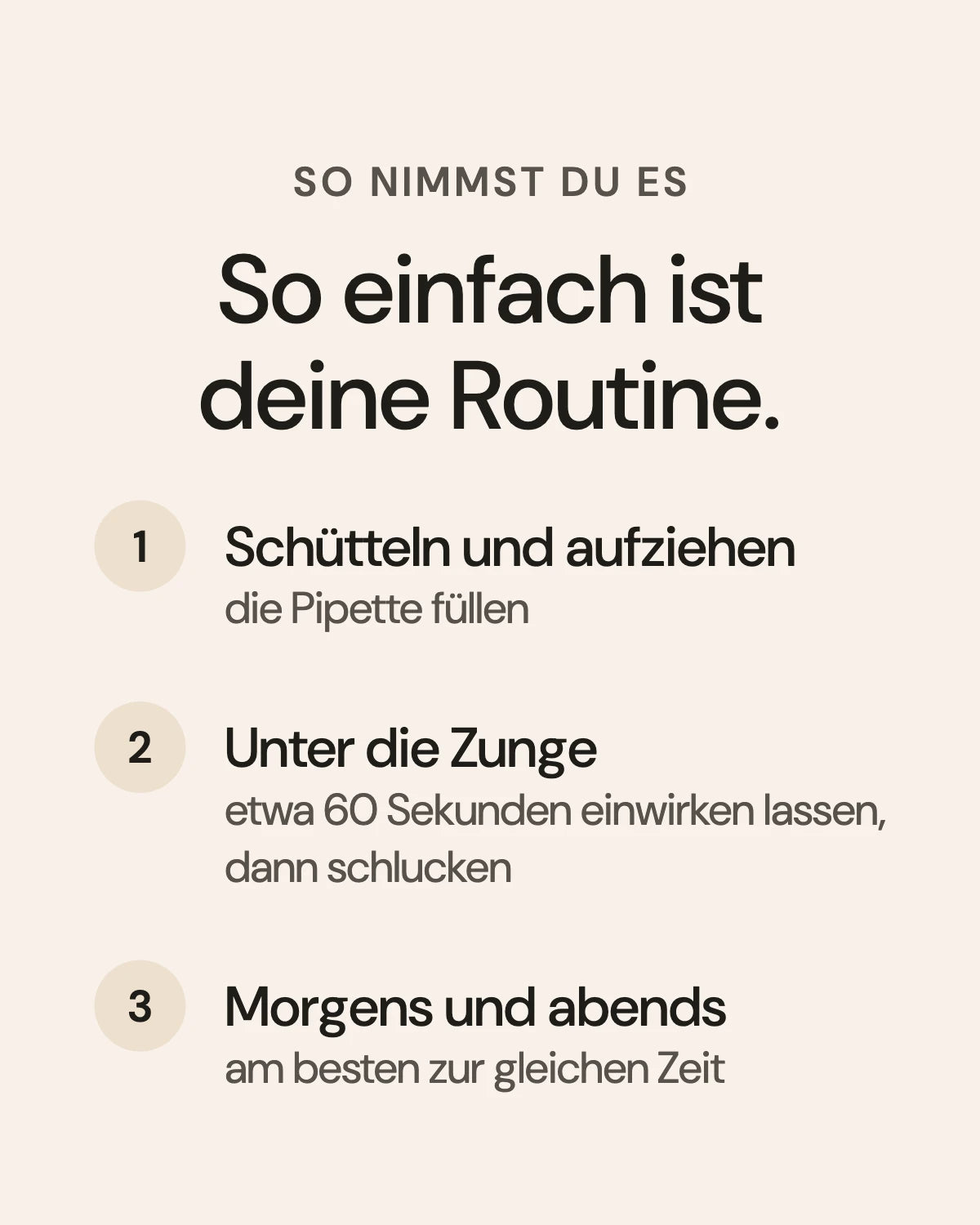 CBD Öl: Anwendung in drei Schritten