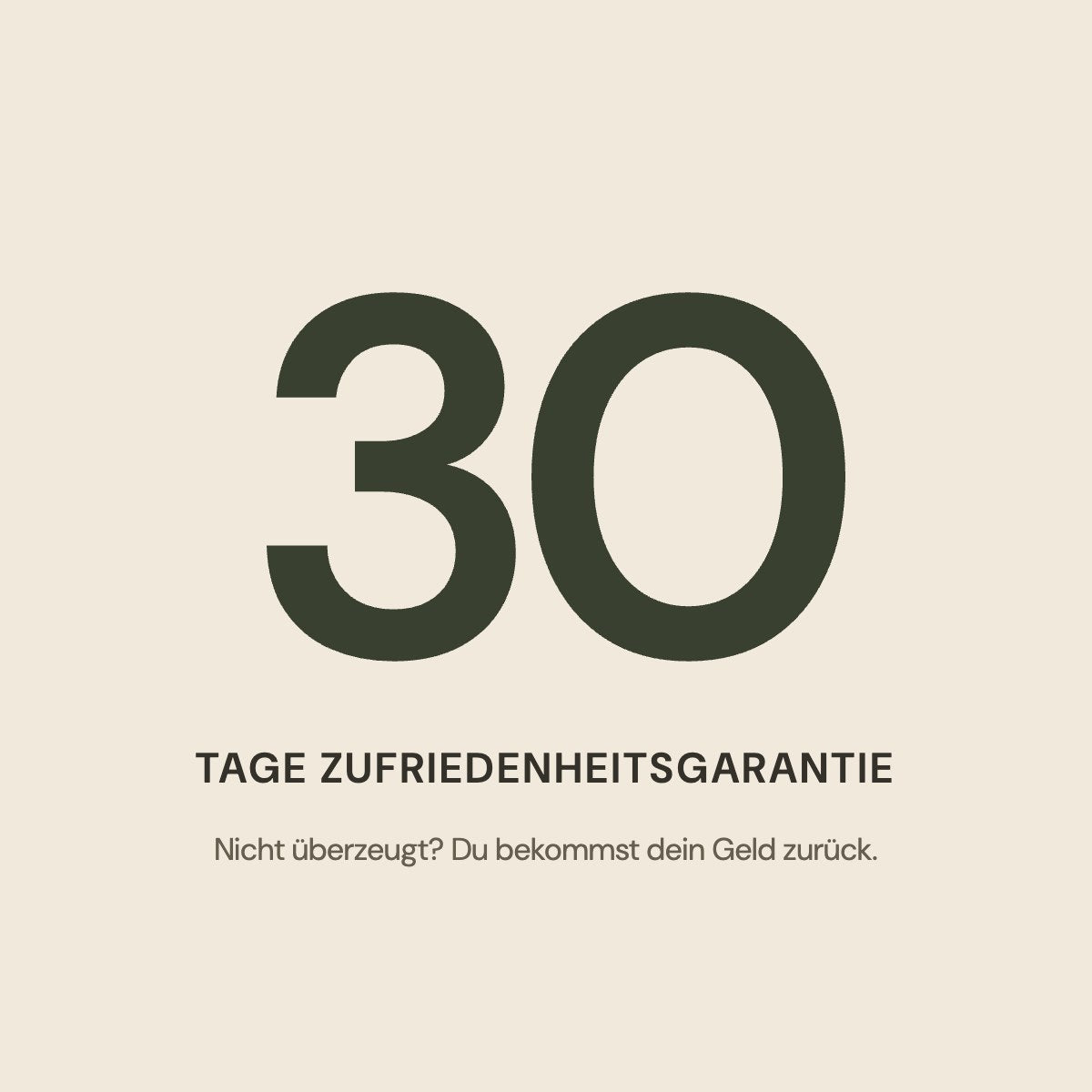 30 Tage Zufriedenheitsgarantie